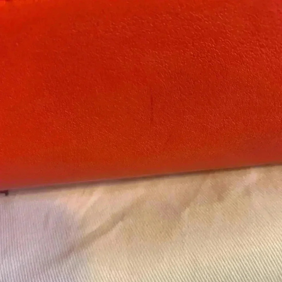 Fendi Medium Orange Leather 2Way Handbag Shoulder Bag Pre-Owned - Picture 15 of 16